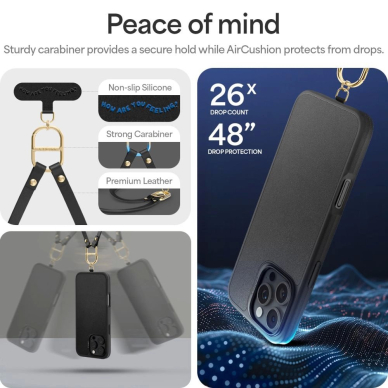 Spigen Cyrill Kajuk iPhone 16 Pro Dėklas - Juodas 8 Spigen Cyrill Kajuk iPhone 16 Pro Dėklas - Juodas 8