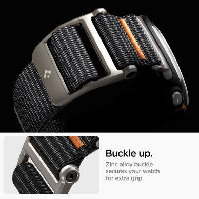 Samsung Galaxy Watch Ultra 47mm Spigen DuraPro dirželis – juodas 11