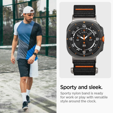Samsung Galaxy Watch Ultra 47mm Spigen DuraPro dirželis – juodas 8