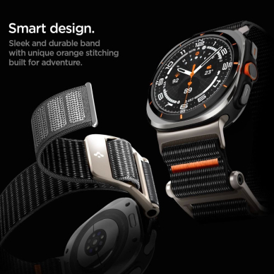 Samsung Galaxy Watch Ultra 47mm Spigen DuraPro dirželis – juodas 9