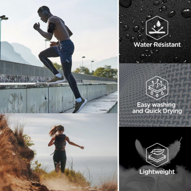 Spigen Dynamic Shield A702 sportinė rankovė – juodas 5