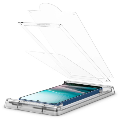 Samsung Galaxy S25+ Spigen ELITE SHIELD EZ FIT hibridinis stiklas – skaidrus 1