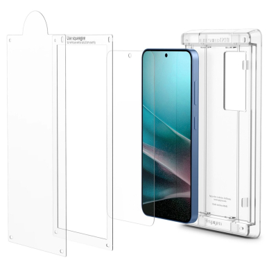 Samsung Galaxy S25 Spigen ELITE SHIELD EZ FIT hibridinis stiklas – skaidrus 9