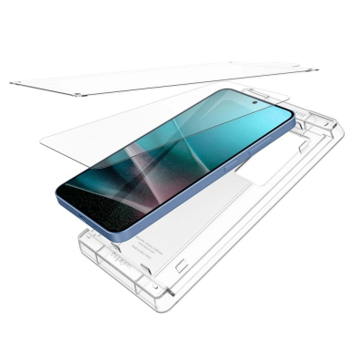 Samsung Galaxy S25+ Spigen ELITE SHIELD EZ FIT hibridinis stiklas – skaidrus 4