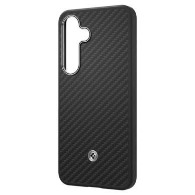 Spigen Enzo Aramid GP-FPS936PGABW Silikoninis Dėklas with Built-in MagFit Ring skirtas Samsung Galaxy S25+ - Juodas 2
