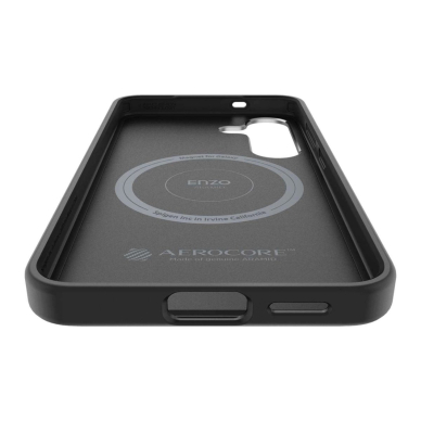Spigen Enzo Aramid GP-FPS936PGABW Silikoninis Dėklas with Built-in MagFit Ring skirtas Samsung Galaxy S25+ - Juodas 4