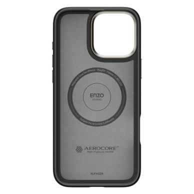 Spigen Enzo Aramid Mag Dėklas with MagSafe skirtas iPhone 16 Pro - Matinis Juodas 3