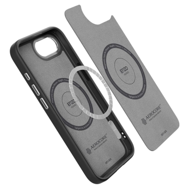 Spigen Enzo Aramid MagSafe Dėklas skirtas iPhone SE 4 (2025) - Juodas 10