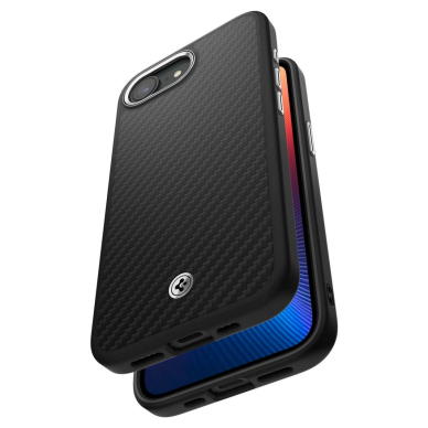 Spigen Enzo Aramid MagSafe Dėklas skirtas iPhone SE 4 (2025) - Juodas 2 Spigen Enzo Aramid MagSafe Dėklas skirtas iPhone SE 4 (2025) - Juodas 2