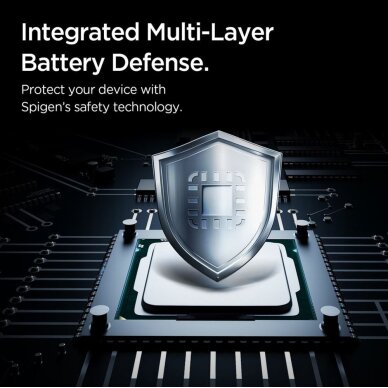 Išorinė baterija Spigen Essential EA2210 10000mAh 22.5W – juoda 5