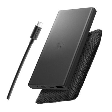 Išorinė baterija Spigen Essential EA2210 10000mAh 22.5W – juoda Išorinė baterija Spigen Essential EA2210 10000mAh 22.5W – juoda