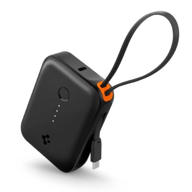 Išorinė baterija Spigen Essential EA3010BT 10000mAh 30W – juoda Išorinė baterija Spigen Essential EA3010BT 10000mAh 30W – juoda