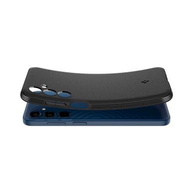 Samsung Galaxy M35 5G Spigen Essential SandBlast dėklas – juodas 5
