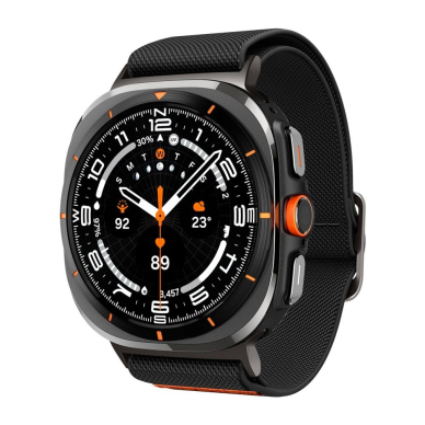 Galaxy Watch Ultra 47mm Spigen Fit Lite dirželis – juodas 1