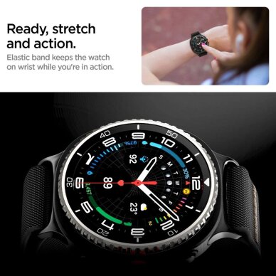 Samsung Galaxy Watch 40/44/46 mm Spigen Fit Lite dirželis – juodas 8 Samsung Galaxy Watch 40/44/46 mm Spigen Fit Lite dirželis – juodas 8