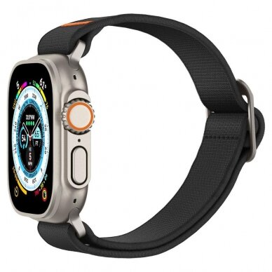 Apyrankė Spigen Fit Lite Ultra Fabric Apple Watch 2/3/4/5/6/7/8/9/SE/Ultra (44/45/49mm) - Juoda 8 Apyrankė Spigen Fit Lite Ultra Fabric Apple Watch 2/3/4/5/6/7/8/9/SE/Ultra (44/45/49mm) - Juoda 8