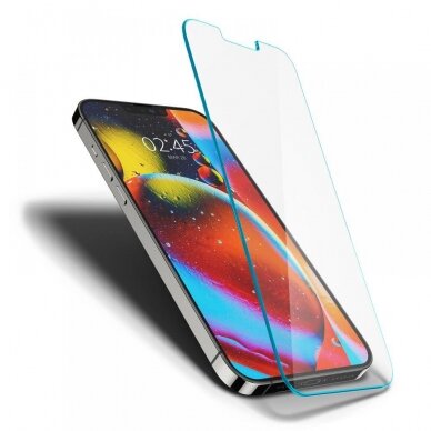 Stiklas Spigen Glass TR Slim tempered glass iPhone 13 Pro Max 3 Stiklas Spigen Glass TR Slim tempered glass iPhone 13 Pro Max 3