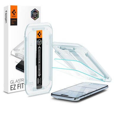 iPhone 17 Air Spigen Glas.tR EZ Fit grūdintas stiklas (2 vnt.) – skaidrus iPhone 17 Air Spigen Glas.tR EZ Fit grūdintas stiklas (2 vnt.) – skaidrus