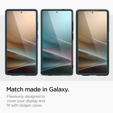 Samsung Galaxy S25 Ultra Spigen Glas.tR EZ FIT grūdintas stiklas 2-pack – skaidrus 13