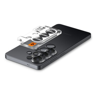 Samsung Galaxy S26 Ultra Spigen Glas.tR EZ Fit Optik Pro HD kameros dangtelis (2 vnt.) – juodas 5