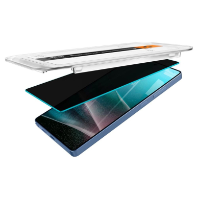 Spigen Glas.TR "Ez Fit" Privacy (2 vnt.) privatumo stiklas skirtas Samsung Galaxy S25 Ultra 4