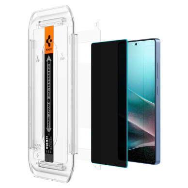 Spigen Glas.TR "Ez Fit" Privacy (2 vnt.) privatumo stiklas skirtas Samsung Galaxy S25 Ultra 5