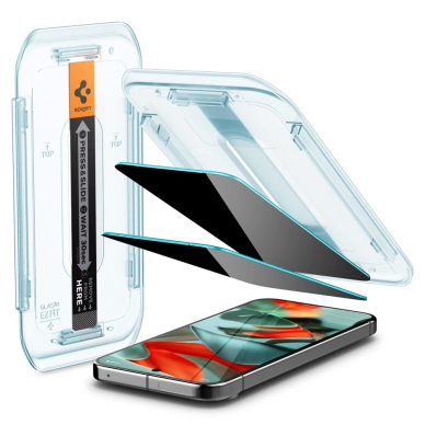 Google Pixel 9 Pro XL Spigen Glas.TR "Ez Fit" privatumo stiklas (2 vnt.) 6