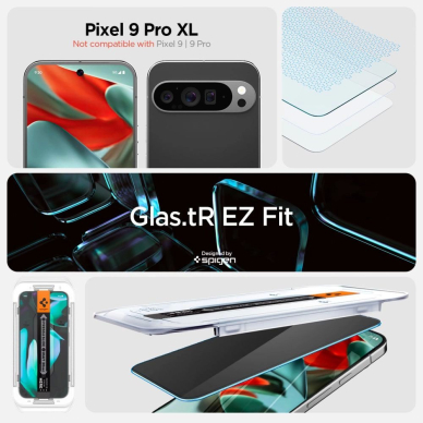 Google Pixel 9 Pro XL Spigen Glas.TR "Ez Fit" privatumo stiklas (2 vnt.) 7