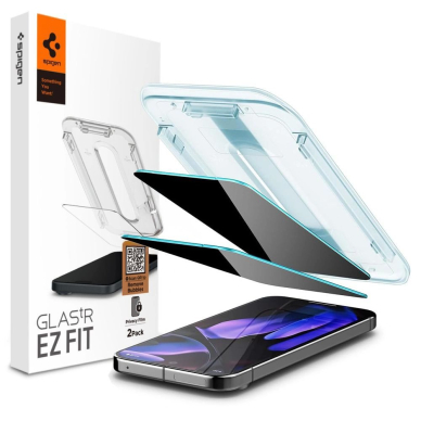 Google Pixel 9 / 9 Pro Spigen Glas.TR "Ez Fit" Privacy HD (2 vnt.)