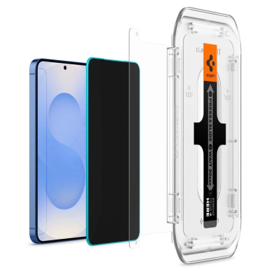 Spigen Glas.TR "Ez Fit" Privacy HD (2 vnt.) privatumo stiklas skirtas Samsung Galaxy S24 / S25 7