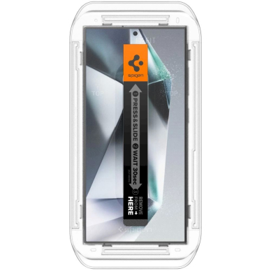 Spigen Glas.tR EZ Fit Privacy Apsauginis stiklas for Samsung Galaxy S24 Ultra - 2 pcs. 1 Spigen Glas.tR EZ Fit Privacy Apsauginis stiklas for Samsung Galaxy S24 Ultra - 2 pcs. 1