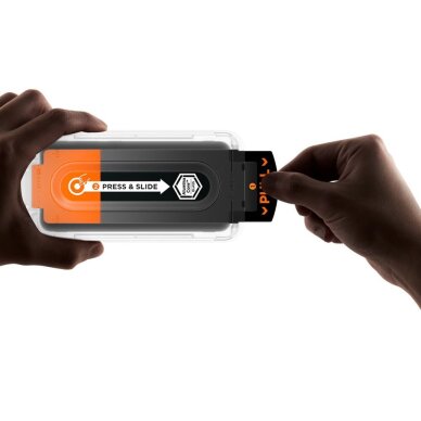 Samsung Galaxy S25 FE Spigen Glas.tR EZ Fit Pro grūdintas stiklas (2 vnt.) 3