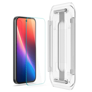 Google Pixel 9A Spigen Glas.TR "Ez Fit" grūdintas stiklas (2 vnt.) – skaidrus 3