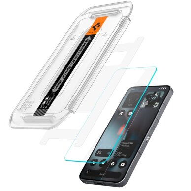 Nothing Phone 3 Spigen Glas.TR EZ Fit 2-pack grūdintas stiklas – skaidrus 5 Nothing Phone 3 Spigen Glas.TR EZ Fit 2-pack grūdintas stiklas – skaidrus 5