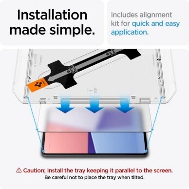 iPad Pro 13.7'' 2024 Spigen Glas.tR EZ Fit apsauginis stiklas 2