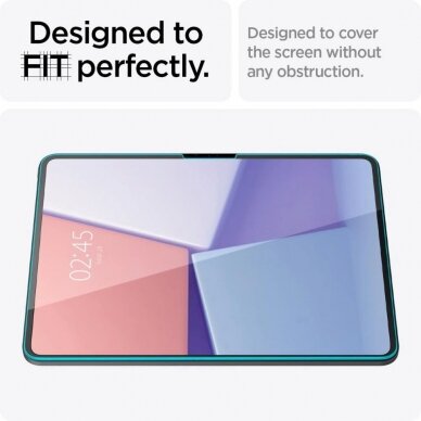 iPad Pro 13.7'' 2024 Spigen Glas.tR EZ Fit apsauginis stiklas 4