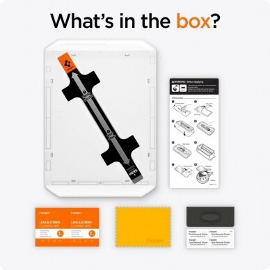 iPad Pro 13.7'' 2024 Spigen Glas.tR EZ Fit apsauginis stiklas 5