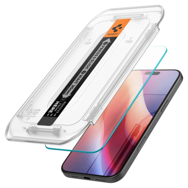 iPhone 16 Pro Spigen Glas.tR EZ Fit 2-pack grūdintas stiklas 1