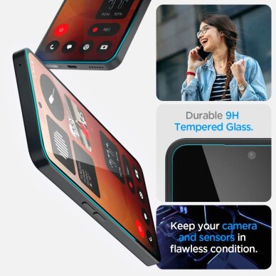 Nothing Phone 3A / 3A Pro Spigen Glas.tR EZ Fit grūdintas stiklas – skaidrus 2