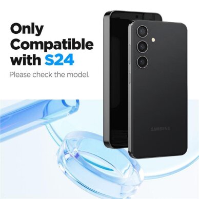 Samsung Galaxy S24 apsauginis stiklas Spigen Glas.tR EZ Fit – 2 vnt. 11