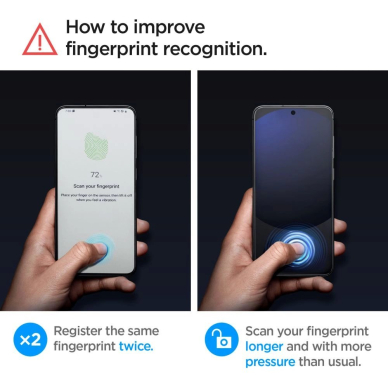 Spigen Glas.tR EZ Fit Apsauginis stiklas Samsung Galaxy S24 FE (2 pcs.) 13 Spigen Glas.tR EZ Fit Apsauginis stiklas Samsung Galaxy S24 FE (2 pcs.) 13