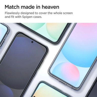 Spigen Glas.tR EZ Fit Apsauginis stiklas Samsung Galaxy S24 FE (2 pcs.) 9 Spigen Glas.tR EZ Fit Apsauginis stiklas Samsung Galaxy S24 FE (2 pcs.) 9