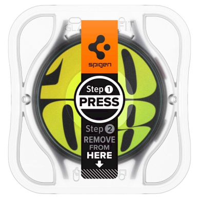 Spigen Glas.tR EZ Fit apsauginis stiklas Samsung Galaxy Watch 7 (44 mm) – 2 vnt. 1