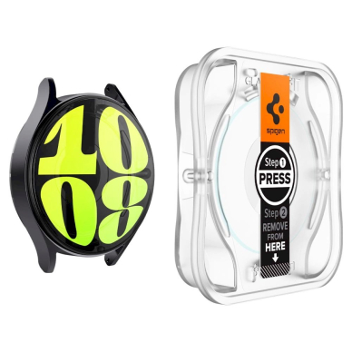 Spigen Glas.tR EZ Fit apsauginis stiklas Samsung Galaxy Watch 7 (44 mm) – 2 vnt. 2
