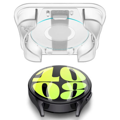 Spigen Glas.tR EZ Fit apsauginis stiklas Samsung Galaxy Watch 7 (44 mm) – 2 vnt. 3