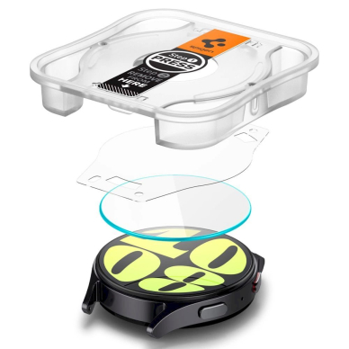 Spigen Glas.tR EZ Fit apsauginis stiklas Samsung Galaxy Watch 7 (44 mm) – 2 vnt. 4