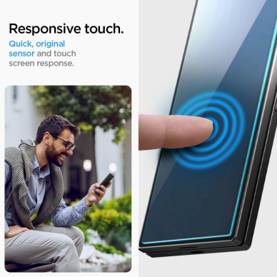 Spigen Glas.tR EZ Fit Apsauginis stiklas Samsung Galaxy Z Fold 6 - 2 pcs. 12 Spigen Glas.tR EZ Fit Apsauginis stiklas Samsung Galaxy Z Fold 6 - 2 pcs. 12