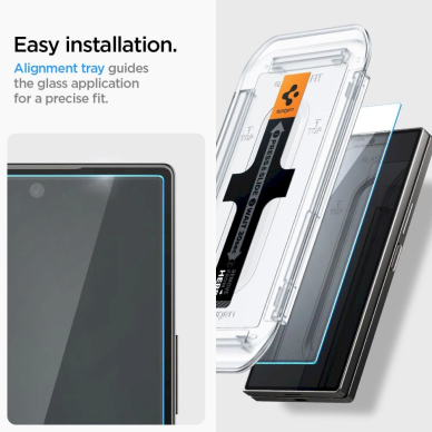 Spigen Glas.tR EZ Fit Apsauginis stiklas Samsung Galaxy Z Fold 6 - 2 pcs. 9 Spigen Glas.tR EZ Fit Apsauginis stiklas Samsung Galaxy Z Fold 6 - 2 pcs. 9