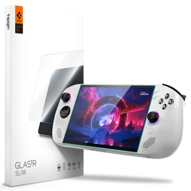 Lenovo Legion GO S Spigen Glas.tR Slim grūdintas stiklas 2 vnt. – juodas