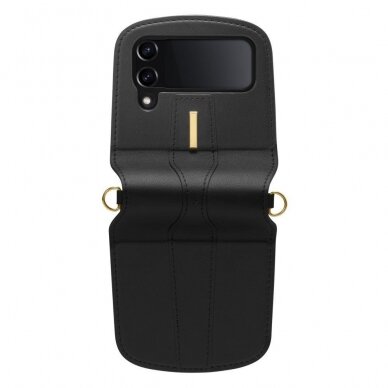Akcija! Dėklas Spigen LIENAR CALIN GALAXY FLIP 4 juodas  2